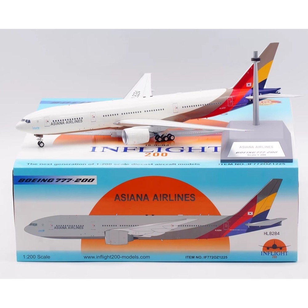 INFLIGHT/ASIANA AIRLINES/B777-200/HL8284/IF772OZ1225/1:200/NEW/MSASB7062326